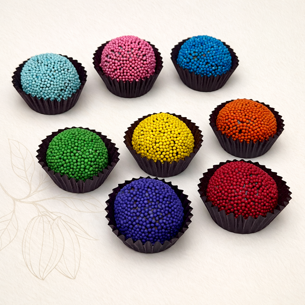 BRIGADEIROS COLORIDOS 