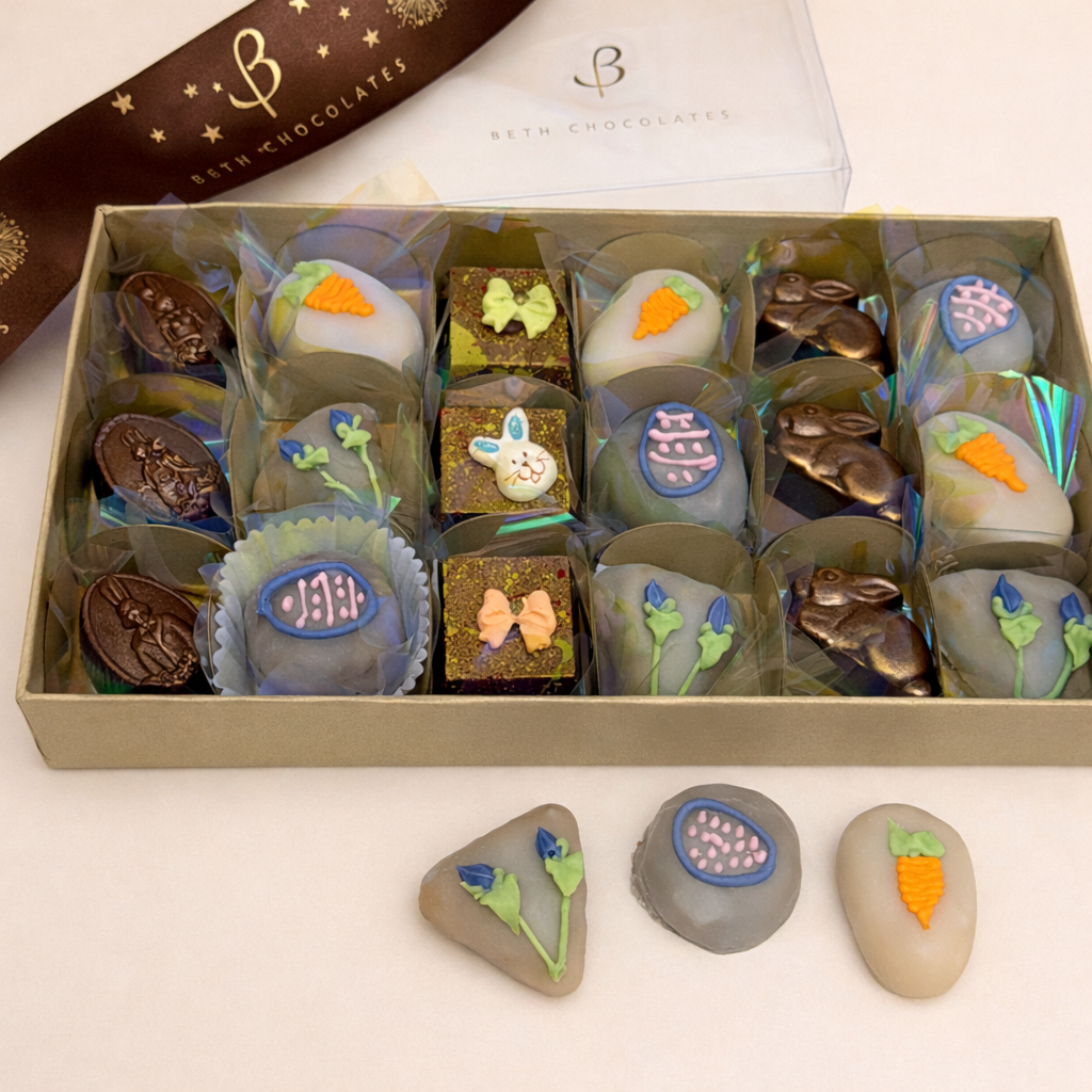 CAIXA 18 BOMBONS E FONDANT P�SCOA