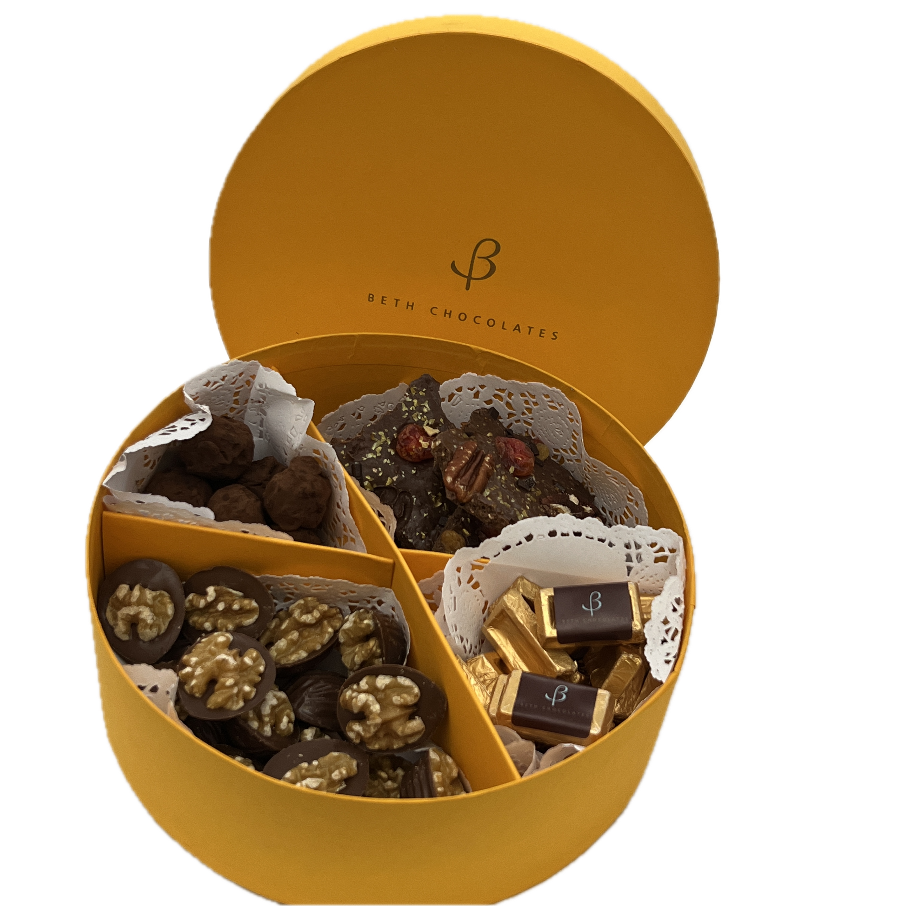 CAIXA MIX REDONDA BETH CHOCOLATES 