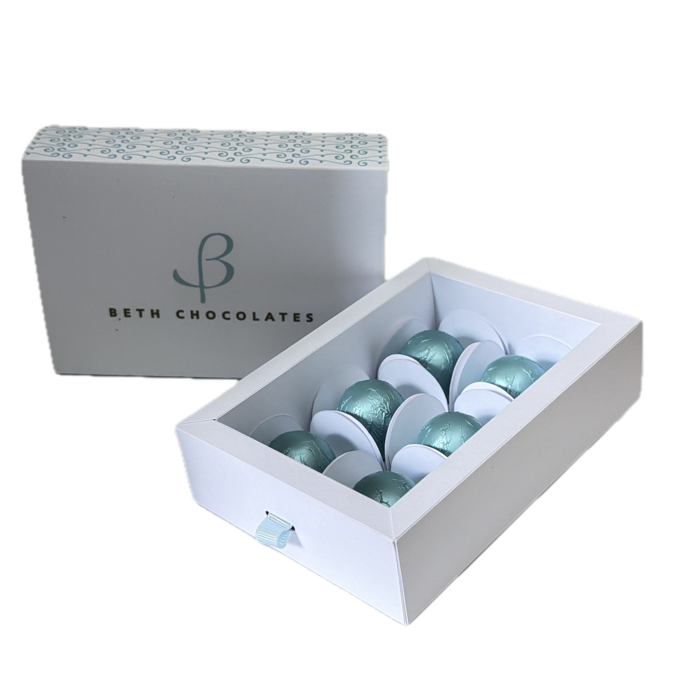 CAIXA GAVETA 6 BOMBONS 