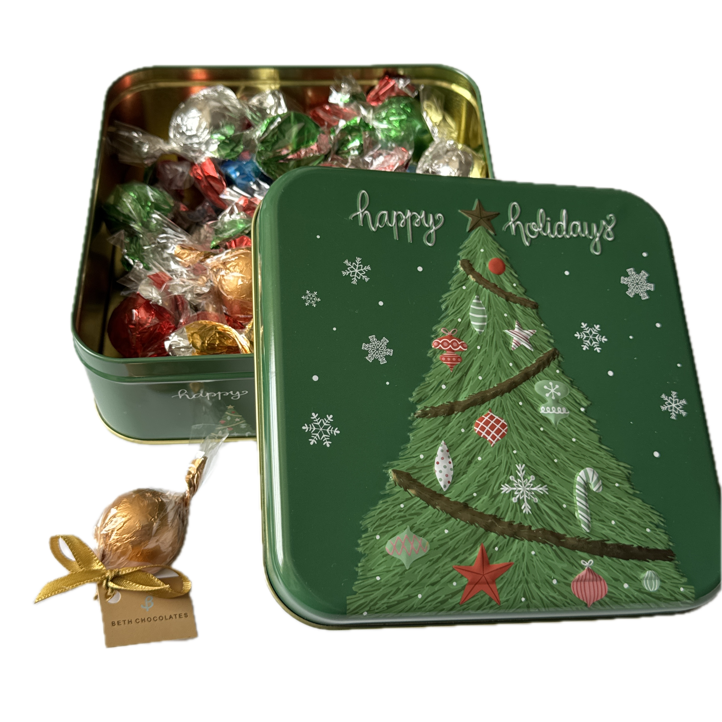 LATA ARVORE NATAL RELEVO